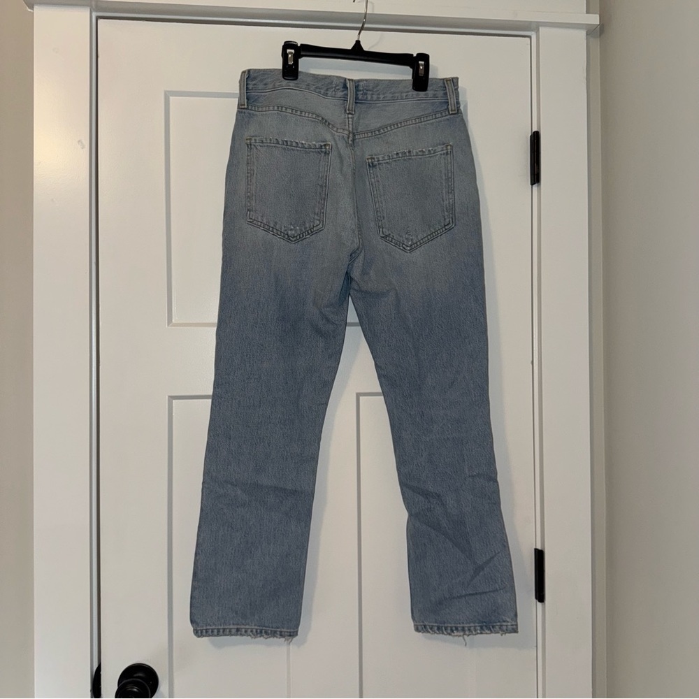 Agolde Riley High Rise Straight Crop Jeans - Picture 4 of 8